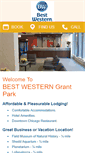 Mobile Screenshot of bwgrantparkhotel.com